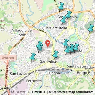 Mappa Studio Medico Jodice, 36100 Vicenza VI, Italia (1.07429)
