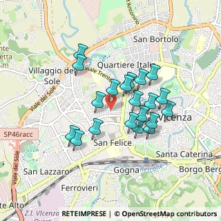 Mappa Studio Medico Jodice, 36100 Vicenza VI, Italia (0.728)
