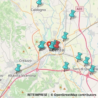 Mappa Studio Medico Jodice, 36100 Vicenza VI, Italia (3.99286)