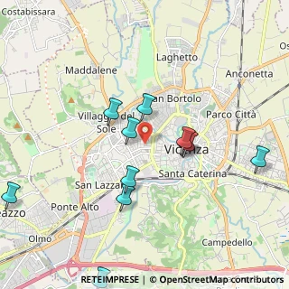 Mappa Studio Medico Jodice, 36100 Vicenza VI, Italia (2.02545)