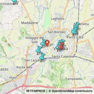 Mappa Studio Medico Jodice, 36100 Vicenza VI, Italia (1.89182)