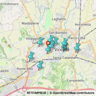 Mappa Studio Medico Jodice, 36100 Vicenza VI, Italia (1.20727)