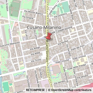 Mappa Via Carlo Sormani, 24, 20095 Cusano Milanino, Milano (Lombardia)