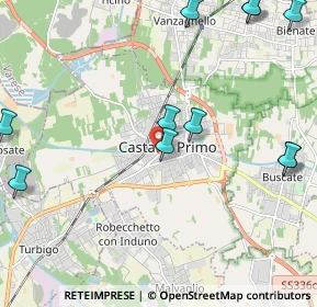 Mappa Via Vittorio Veneto, 20022 Castano Primo MI, Italia (2.75364)
