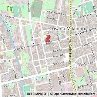 Mappa Viale Giacomo Matteotti, 25, 20095 Cusano Milanino MI, Italia, 20095 Cusano Milanino, Milano (Lombardia)