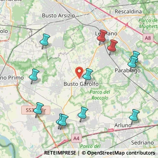 Mappa Via Longoni Don Pietro, 20020 Busto Garolfo MI, Italia (5.13)
