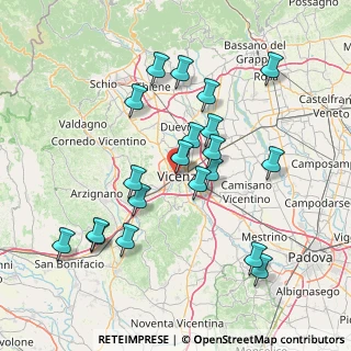 Mappa Contrà S. Rocco, 36100 Vicenza VI, Italia (15.058)