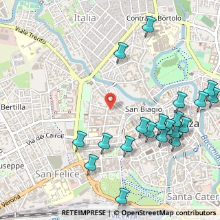 Mappa Contrà Giovanni Busato, 36100 Vicenza VI, Italia (0.6595)