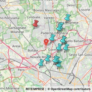 Mappa Via dell 'Artigianato, 20032 Cormano MI, Italia (3.55071)