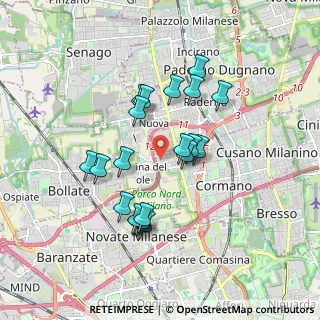 Mappa Via dell 'Artigianato, 20032 Cormano MI, Italia (1.5835)