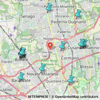 Mappa Via dell 'Artigianato, 20032 Cormano MI, Italia (2.72267)