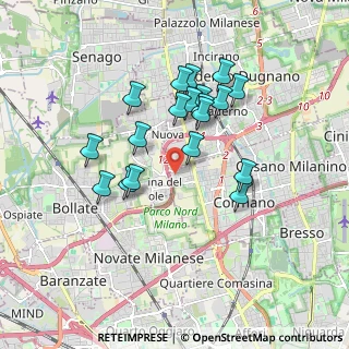 Mappa Via dell 'Artigianato, 20032 Cormano MI, Italia (1.56316)