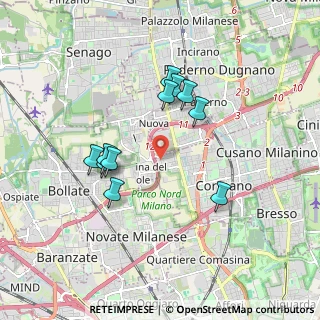 Mappa Via dell 'Artigianato, 20032 Cormano MI, Italia (1.61909)