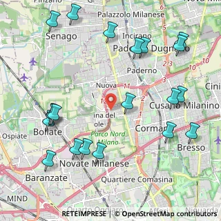 Mappa Via dell 'Artigianato, 20032 Cormano MI, Italia (2.6295)