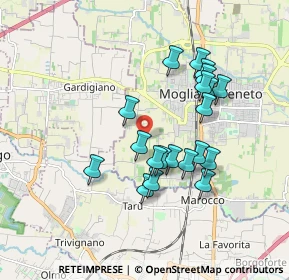 Mappa Via Ghetto, 31021 Mogliano Veneto TV, Italia (1.599)