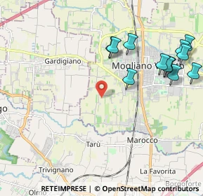 Mappa Via Ghetto, 31021 Mogliano Veneto TV, Italia (2.56538)