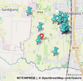 Mappa Via Ghetto, 31021 Mogliano Veneto TV, Italia (1.039)