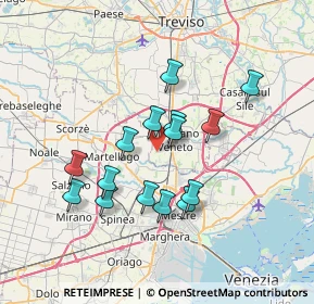 Mappa Via Ghetto, 31021 Mogliano Veneto TV, Italia (6.09)
