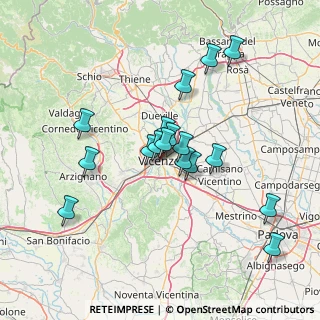 Mappa Piazza Venti Settembre, 36100 Vicenza VI, Italia (12.62)