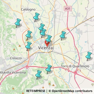 Mappa Stradella S. Pietro, 36100 Vicenza VI, Italia (4.18455)