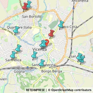 Mappa Piazza Venti Settembre, 36100 Vicenza VI, Italia (1.20846)