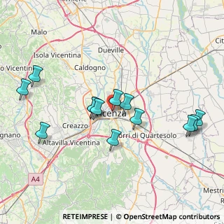 Mappa Piazza Venti Settembre, 36100 Vicenza VI, Italia (7.61154)