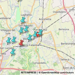 Mappa Via Giovanni da Pedemuro, 36100 Vicenza VI, Italia (2.24091)
