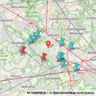 Mappa Via dei Gladioli, 20020 Lainate MI, Italia (3.61091)