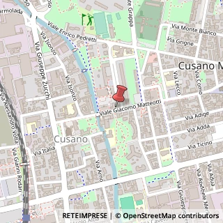 Mappa Viale Giacomo Matteotti, 24, 20095 Cusano Milanino, Milano (Lombardia)