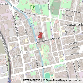 Mappa Viale Giacomo Matteotti, 26, 20095 Cusano Milanino, Milano (Lombardia)
