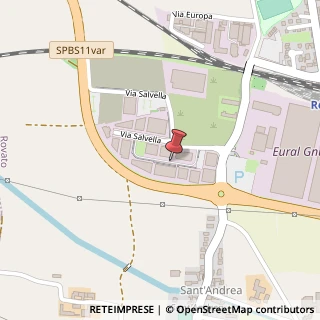 Mappa Via Salvella Traversa 1, 9, 25038 Rovato, Brescia (Lombardia)