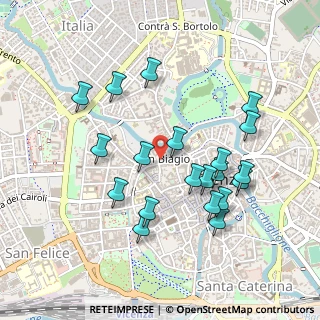 Mappa Piazza S. Biagio, 36100 Vicenza VI, Italia (0.467)