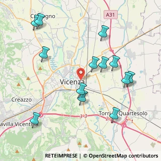 Mappa Via Gerolamo Salvi, 36100 Vicenza VI, Italia (4.46692)