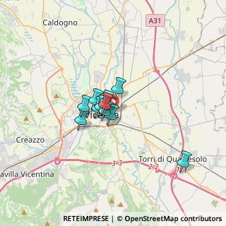 Mappa Via Gerolamo Salvi, 36100 Vicenza VI, Italia (1.94)