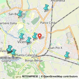 Mappa Via Gerolamo Salvi, 36100 Vicenza VI, Italia (1.47455)