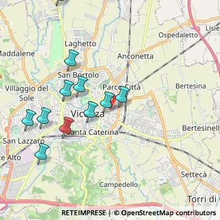 Mappa Via Gerolamo Salvi, 36100 Vicenza VI, Italia (2.13364)