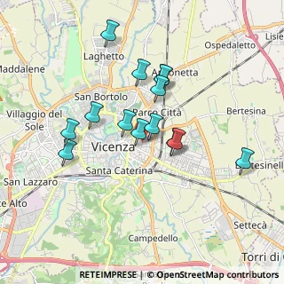 Mappa Via Gerolamo Salvi, 36100 Vicenza VI, Italia (1.54571)
