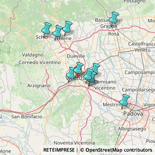 Mappa Via Gerolamo Salvi, 36100 Vicenza VI, Italia (12.79909)