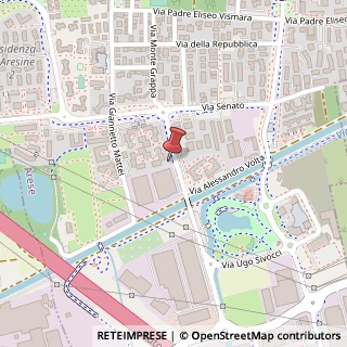 Mappa Via Monte Grappa, 24, 20020 Arese, Milano (Lombardia)