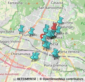 Mappa Piazzale Garibaldi, 25126 Brescia BS, Italia (1.2345)