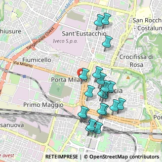Mappa Piazzale Garibaldi, 25126 Brescia BS, Italia (0.997)