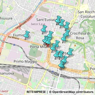 Mappa Piazzale Garibaldi, 25126 Brescia BS, Italia (0.739)