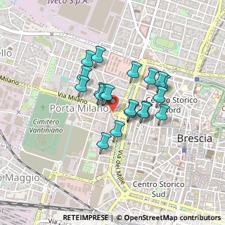 Mappa Piazzale Garibaldi, 25126 Brescia BS, Italia (0.316)