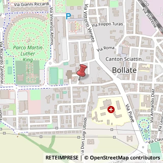 Mappa Via Papa Leone XIII, 33, 20021 Bollate, Milano (Lombardia)