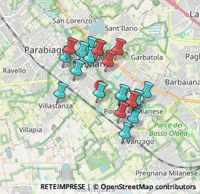 Mappa Via Sant'Anna, 20014 Nerviano MI, Italia (1.3735)