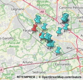 Mappa Via Sant'Anna, 20014 Nerviano MI, Italia (3.05556)