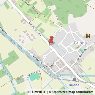 Mappa Via Provinciale,  10, 28072 Briona, Novara (Piemonte)
