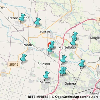 Mappa Via XXV Aprile, 30030 Salzano VE, Italia (4.19583)