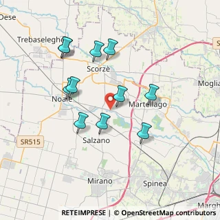 Mappa Via XXV Aprile, 30030 Salzano VE, Italia (3.43818)