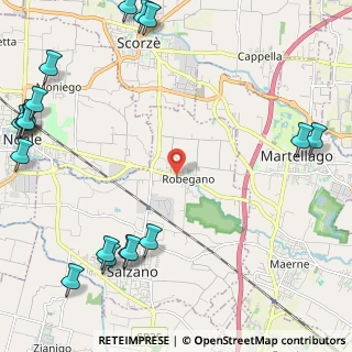 Mappa Via XXV Aprile, 30030 Salzano VE, Italia (3.42111)
